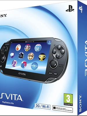PS VITA 1000 console with charger, SD adapter and case