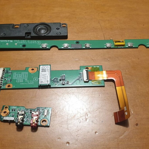Sony Vaio laptop motherboard with processor and cards