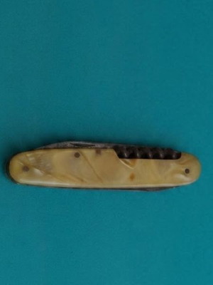 Gebrüder Richartz & Söhne vintage pocket folding knife, celluloid handle