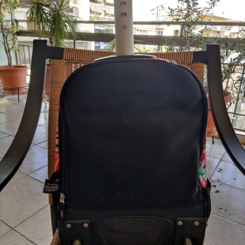 Paul Frank school bag used with wheels for elementary kids