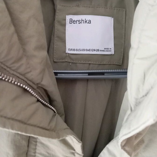 Bershka spring jacket like new, green, XS-S