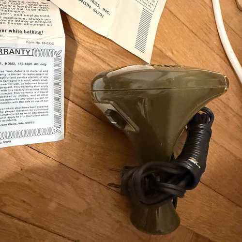 Vintage Hair Dryer new