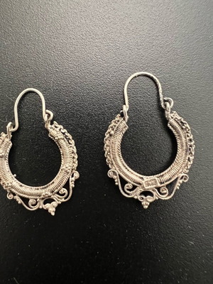 Silver 925 Bohemian style earrings like new