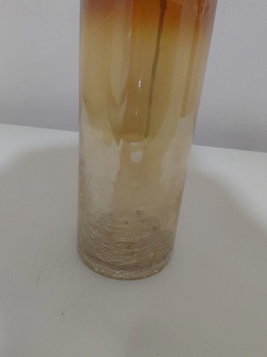 Glass vase decorative used