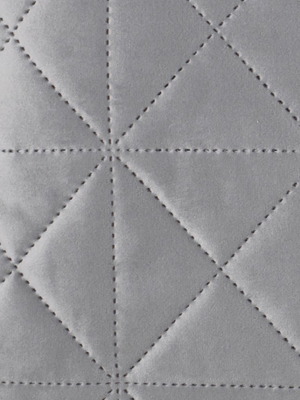 Κουβερλί βελουτέ γκρί καινούργιο 220x240cm