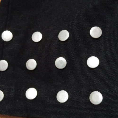 Kookai black mini skirt with pleats and decorative studs size small like new