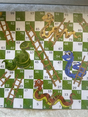 Επιτραπέζιο παιχνίδι Φιδάκι, χάρτινο