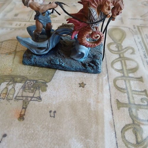 Poseidon figure used, authentic
