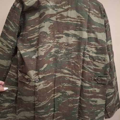 Vintage Greek Lizard camouflage jacket used, small