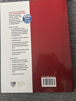 Test book ECPE C2 like new