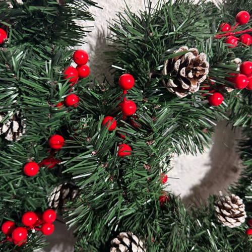 Christmas wreaths like new, set of 2 pieces
