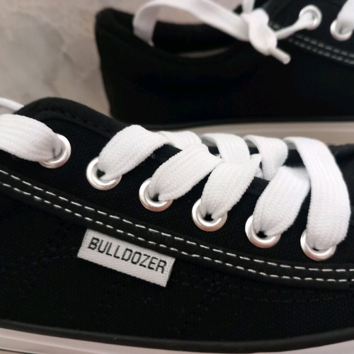 Bulldozer canvas shoes new, black, size 37