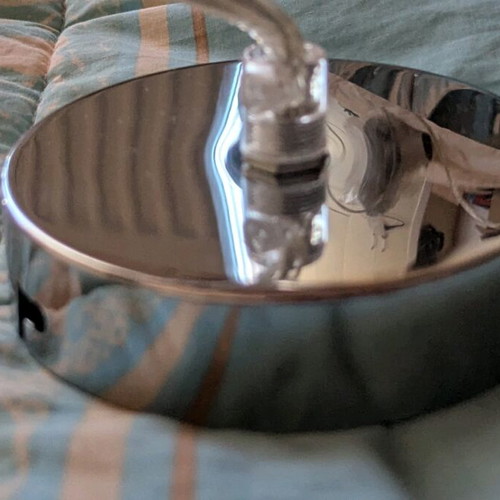 Ceiling light new with mirror and transparent design