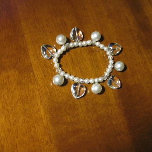Oriental anklet for belly dance new, silver