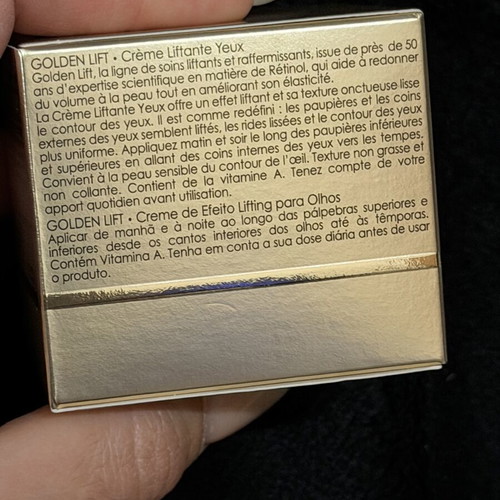 Lancaster Golden Lift Eye-Lifting Cream 15ml new, sealed