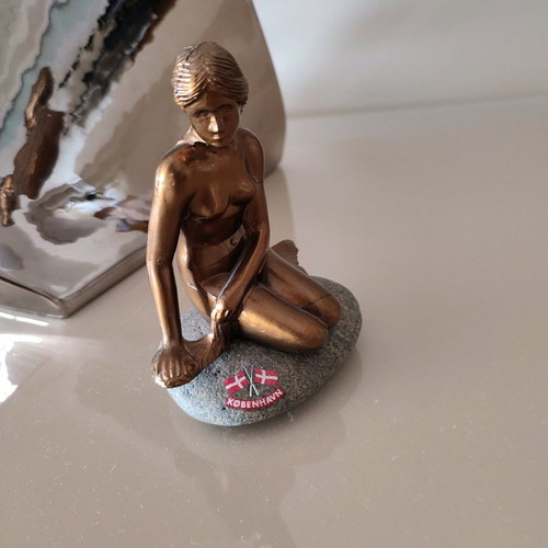 The Little Mermaid Statue Souvenir From Copenhagen in Excellent Condition