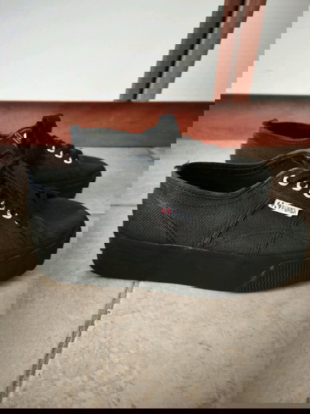 Superga Αθλητικά Μαύρα