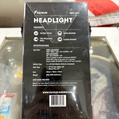 Headlight new with waterproof and sliding diffuser