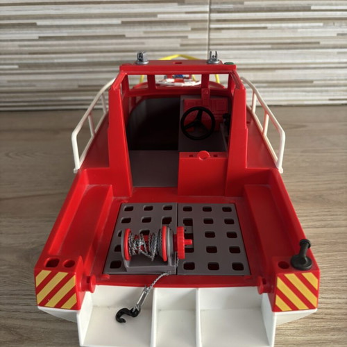 Playmobil Action Heroes Fire Rescue Boat used, for ages 4+ #71598