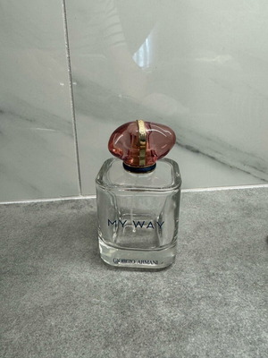 Armani My Way perfume bottle used, women's