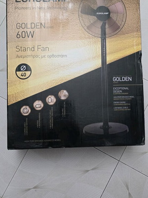 Ανεμιστήρας Ορθοστάτη EUROLAMP GOLDEN SERIES 60W, Φ40