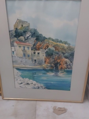 Simitis artwork watercolor used