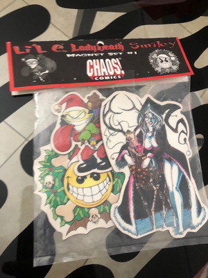 Chaos Comics magnet set#1 μεταχειρισμένο, σετ 3 μαγνήτες