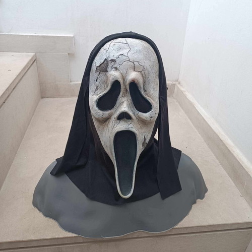 Custom Scream Ghostface Mask hand painted, like new