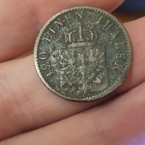 Germany Prussia 3 Pfennig 1867 used