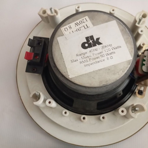 4 Ηχεία ψευδοροφής inox καινούργια, 120W, 8Ω