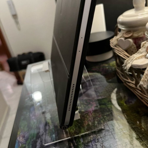 Transparent acrylic vertical laptop stand like new