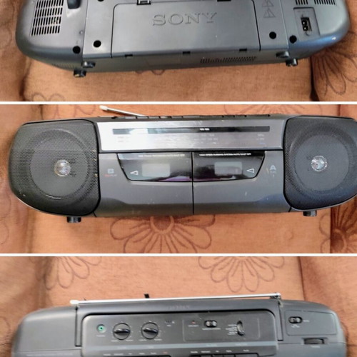 Sony CFS-W338 and International KT 1907 cassette radios used