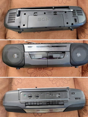 Ραδιοκασετόφωνα Sony CFS-W338 και International KT 1907 μεταχειρισμένα