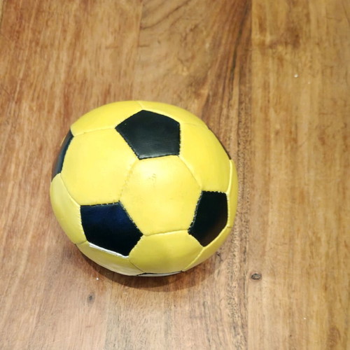 Soft ball used, 10cm diameter, synthetic fabric