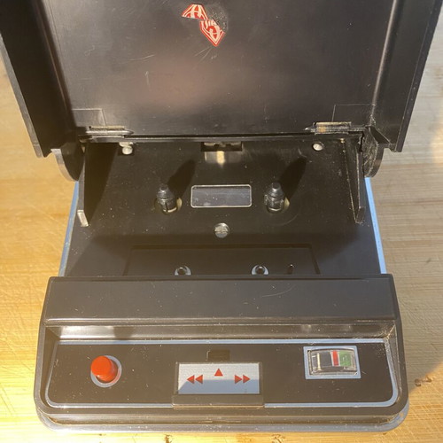 Siera Vintage Portable Cassette Recorder used with Case