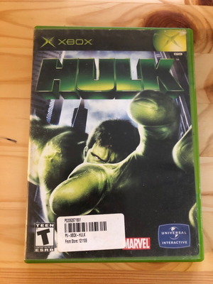 Xbox Original Hulk American used, complete