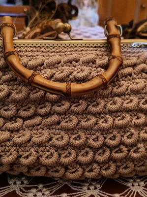 Handmade bag A To Z Greek beige