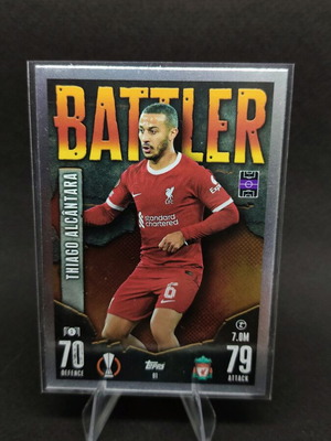 Συλλεκτική κάρτα Thiago Alcantara Battler σαν καινούργιο, Topps Match Attax Liverpool