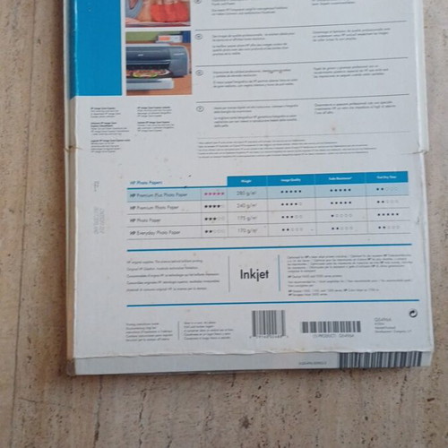 HP Photo Paper used, pack of 20 sheets A3 for Inkjet printers