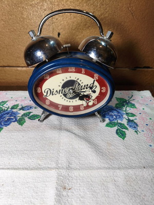 Vintage Mickey Disneyland Paris 1990s tabletop clock like new
