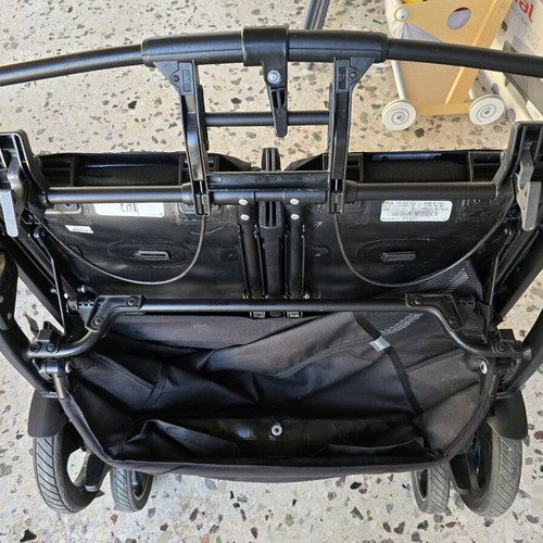 Peg Perego Book twin stroller like new with adapters and cup holders