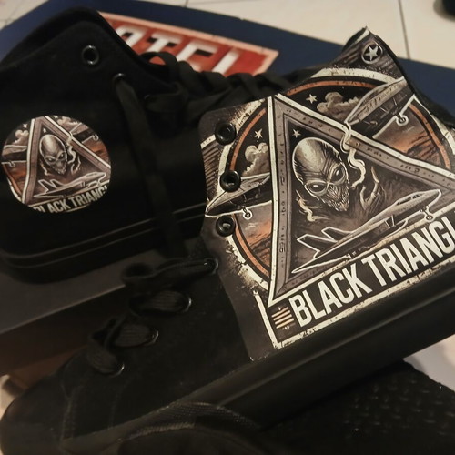 Sneakers Cnvrs Black Triangle Custom new