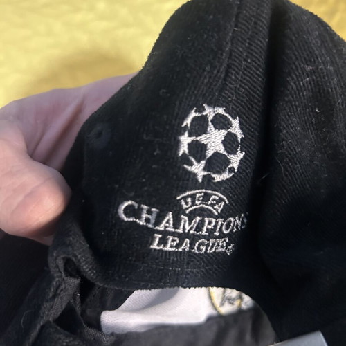 AEK Champions League hat used, adjustable, black and yellow