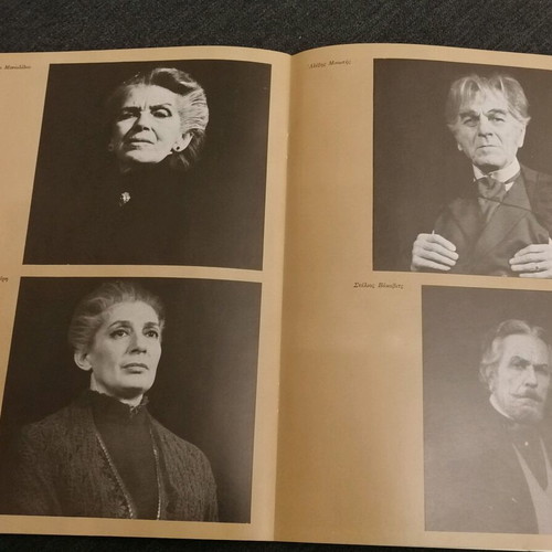 National Theatre playbill used, Yiannis Gavriil Borkman