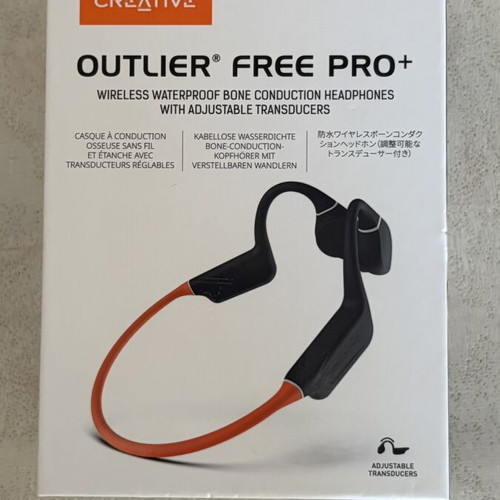Creative Outlier Free Pro Plus Orange wireless bone conduction headphones new
