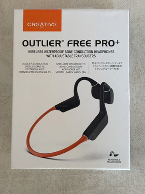 Creative Outlier Free Pro Plus Orange wireless bone conduction headphones new