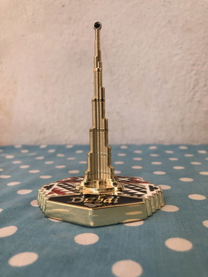 Μεταλλικό διακοσμητικό σουβενίρ Burj Khalifa