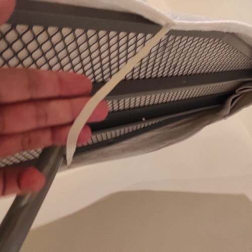 Large folding ironing board used