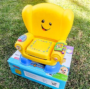 Fisher Price Κίτρινο Παιδικό Καθισματάκι - Εκπαιδευτική Καρέκλα Δραστηριότητας