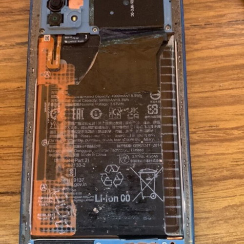 Poco X4 Pro 5G used for parts with box